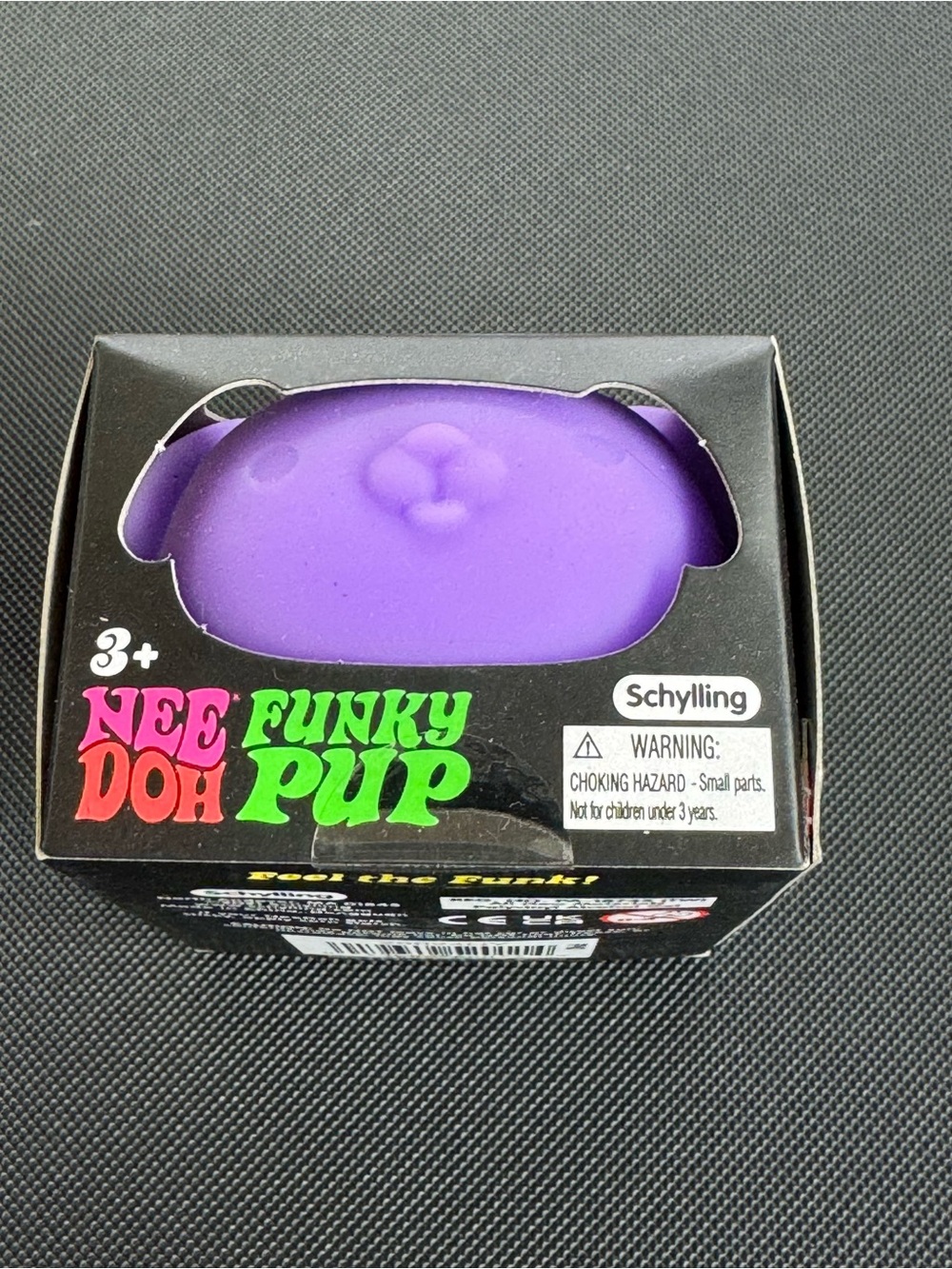 NeeDoh Purple Funky Pup Squish Squishie Fidget Stress Toy Schylling NWT New